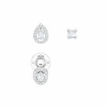 Swarovski Ohrstecker Damen Attract Asymmetrisch Rhodiniert Weiß 5410284 Swarovski Ohrstecker Damen Attract Asymmetrisch Rhodiniert Weiß 5410284
