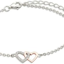Xenox Damenarmband Love Story verschlungene Herzen Zirkonia Silber XS2929R Xenox Damenarmband Love Story verschlungene Herzen Zirkonia Silber XS2929R