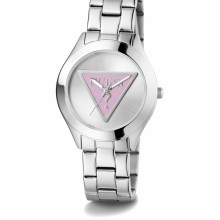 Guess Damen Armbanduhr TRI PLAQUE silber 34 mm GW0675L1 Guess Damen Armbanduhr TRI PLAQUE silber 34 mm GW0675L1