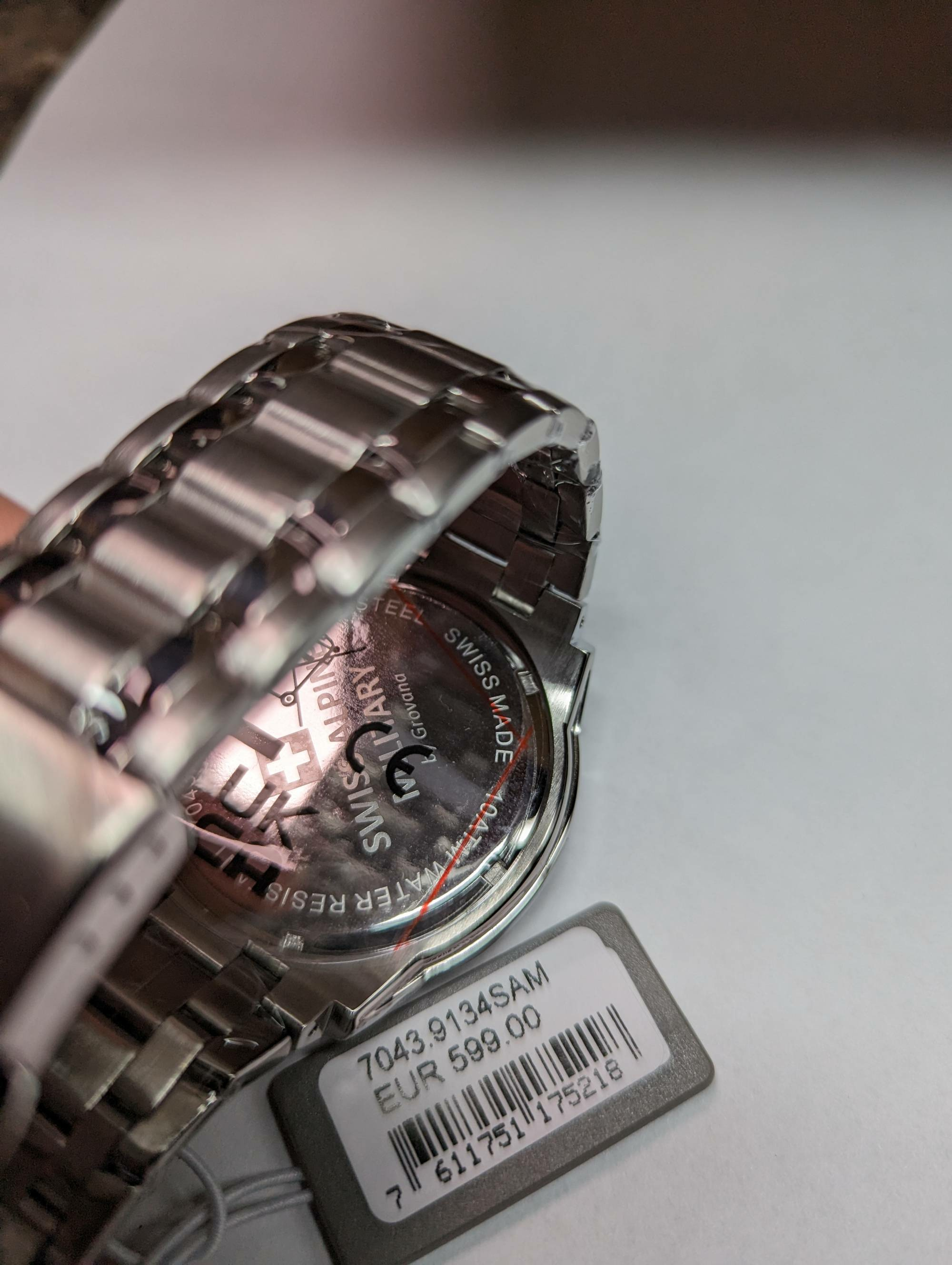 Swiss Alpine Military Herren Armbanduhr Chronograph Quarz 10ATM Swiss Made 7043.... – Bild 3