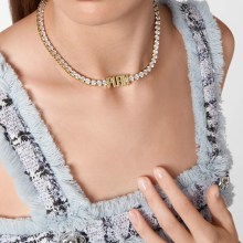 Philipp Plein Damen Halskette Lettering Crystal Philipp Plein Damen Halskette Lettering Crystal