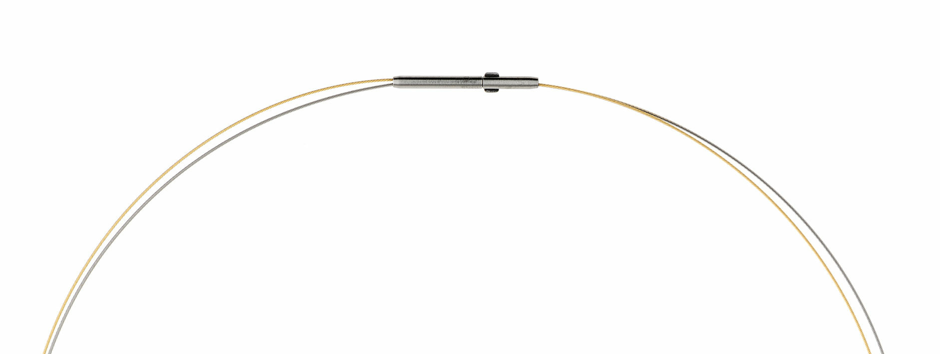 Ernstes Design Dame Halsreif 2-Fach Drahtseil Länge 40cm Bicolor DS2C-BI-40 Ernstes Design Dame Halsreif 2-Fach Drahtseil Länge 40cm Bicolor DS2C-BI-40