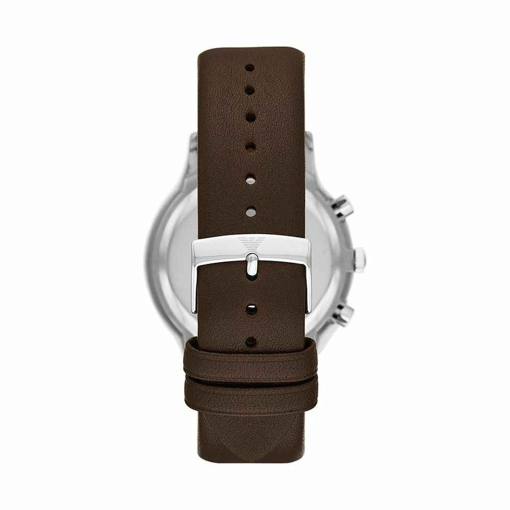 Emporio Armani Herren Armbanduhr Chronograph Braun / Silber AR11490 – Bild 3