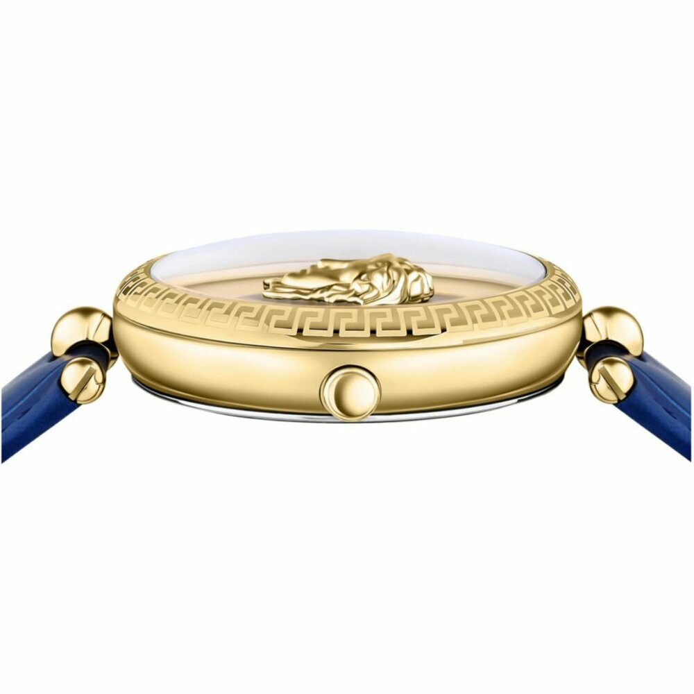 Versace Damen Armbanduhr PALAZZO blau, gold 39 mm VECO02922 – Bild 2