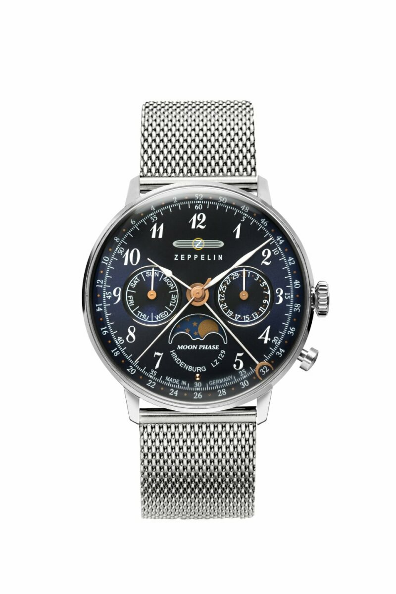 Zeppelin Damenuhr LZ129 Hindenburg Mondphase 7037M3 Zeppelin Damenuhr LZ129 Hindenburg Mondphase 7037M3