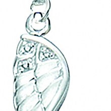 Damen 925 Silber Charms Anhänger Flügel mit Zirkonia Damen 925 Silber Charms Anhänger Flügel mit Zirkonia