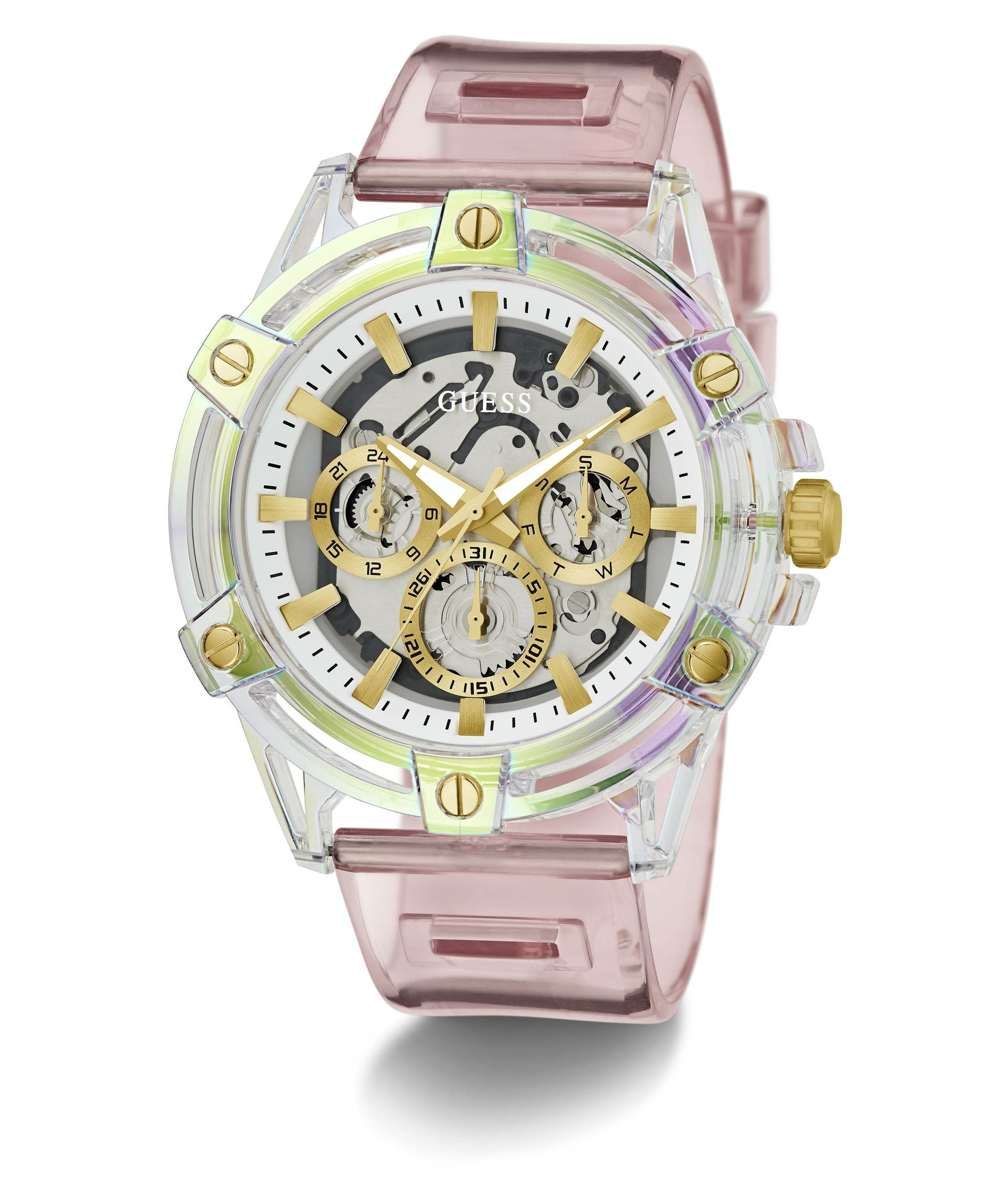 Guess Herren Armbanduhr rosa Tucker GW0806G4 Guess Herren Armbanduhr rosa Tucker GW0806G4