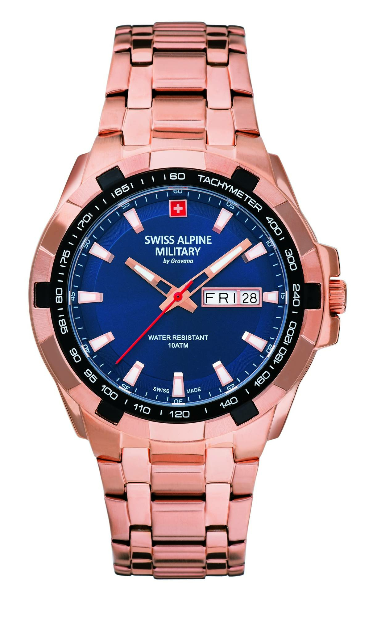 Swiss Alpine Military by Grovana Herren Armbanduhr Star Fighter 41 mm Armband Ed... – Bild 3