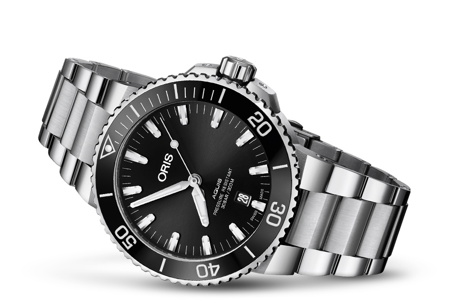 Oris Herrenuhr AQUIS DATE Silber 01 733 7730 4134-07 8 24 05PEB – Bild 2