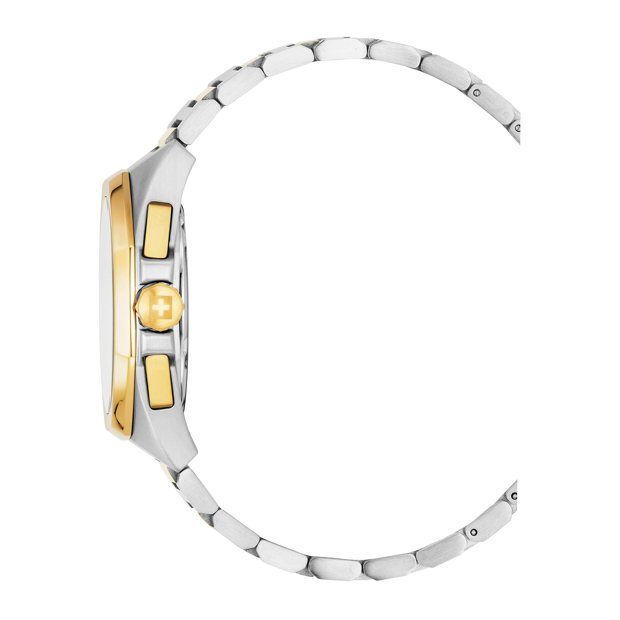 Swiss Alpine Military Herren Armbanduhr Chronograph 42 mm Avenger bicolor 7005.9... – Bild 3