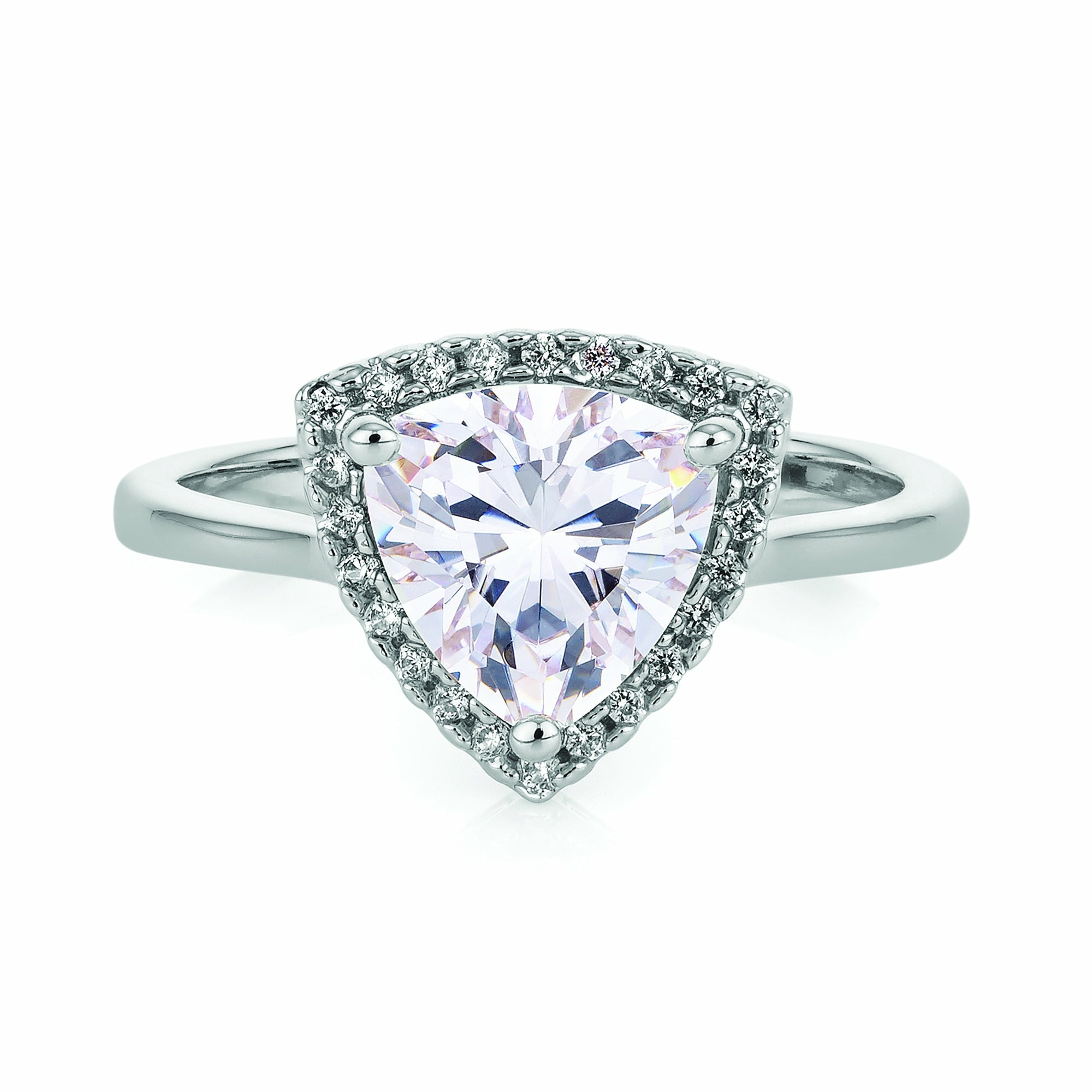 Buckley London Messing rhodiniert Kristalle Ring 41676701401182 – Bild 3