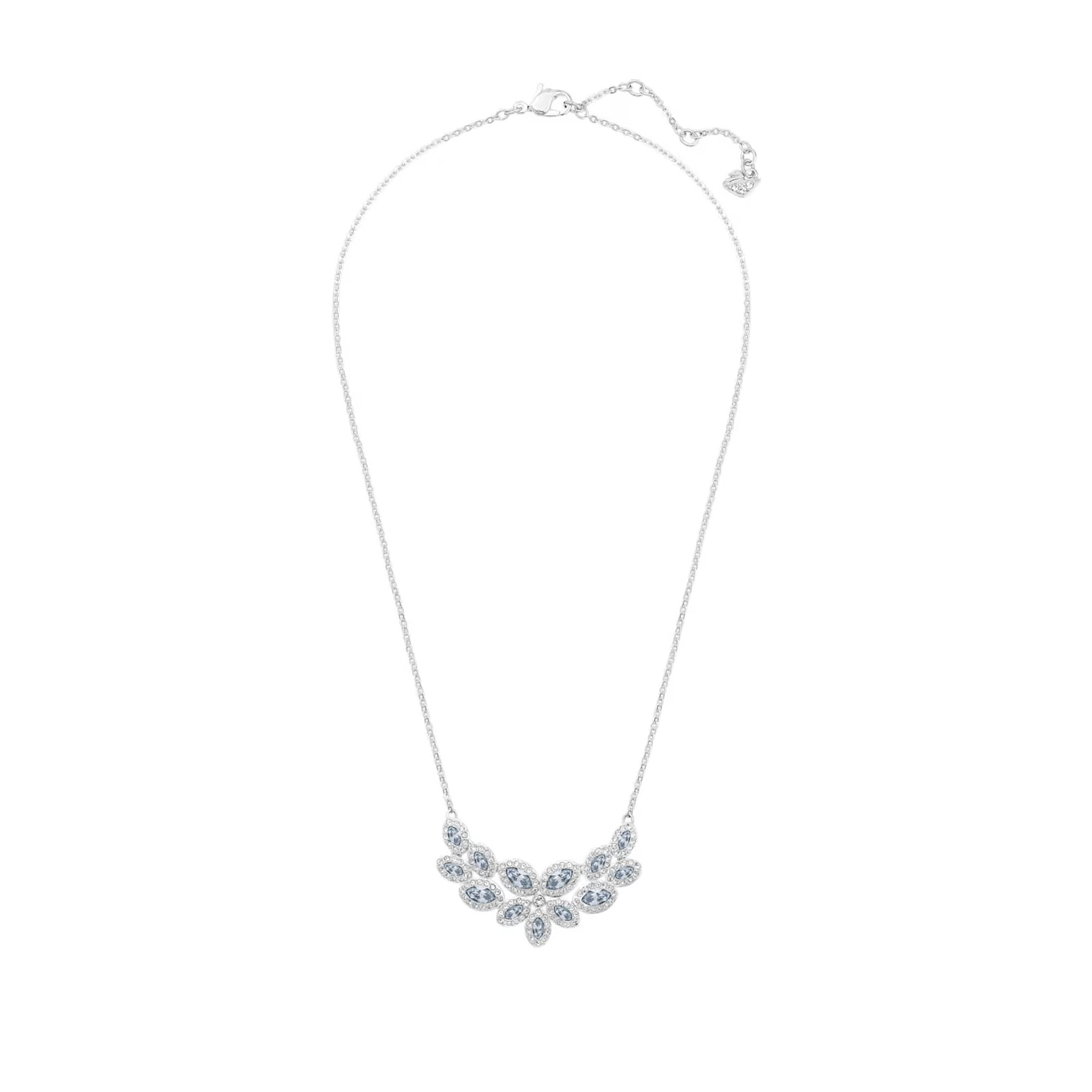 Swarovski Baron Halskette Damen Blüten Collier Silberfarben 5140338 Swarovski Baron Halskette Damen Blüten Collier Silberfarben 5140338