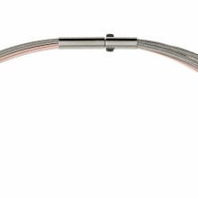 Ernstes Design Damen Halsreif 20-Fach Drahtseil Halskette DS20C-ROT-40 Ernstes Design Damen Halsreif 20-Fach Drahtseil Halskette DS20C-ROT-40