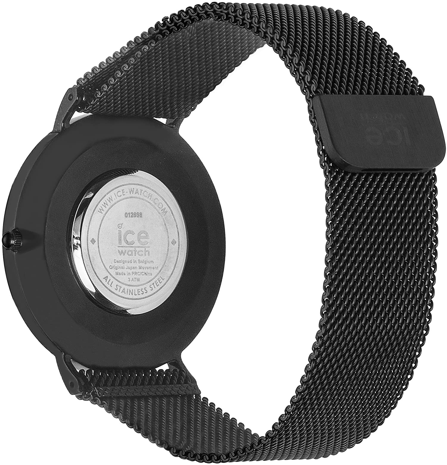 Ice-Watch Männer Analog Quarz Uhr mit Edelstahl Armband 012698 – Bild 3