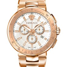 Versace Herren Armbanduhr Mystique Sport 46 mm Chronograph Armband Edelstahl VF... Versace Herren Armbanduhr Mystique Sport 46 mm Chronograph Armband Edelstahl VF...