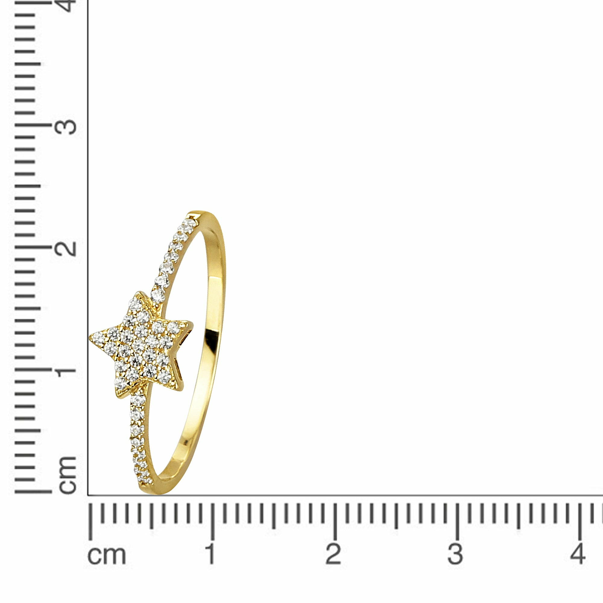 Fascination by Ellen K. 375 Gold mit Stern-Motiv und Zirkonia weiß Ring 41676925... Fascination by Ellen K. 375 Gold mit Stern-Motiv und Zirkonia weiß Ring 41676925...