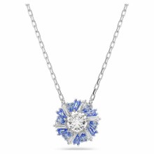Swarovski Halskette Damen Idyllia Blume blau rhodiniert 5680013 Swarovski Halskette Damen Idyllia Blume blau rhodiniert 5680013
