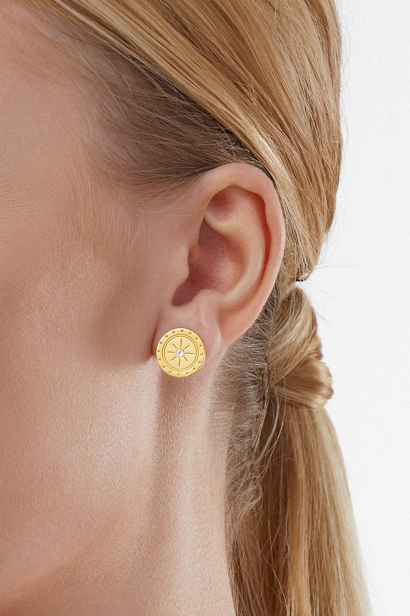 Ohrstecker 925 Silber vergoldet Münze Sonne Mandala Topas 41184634437726 Ohrstecker 925 Silber vergoldet Münze Sonne Mandala Topas 41184634437726