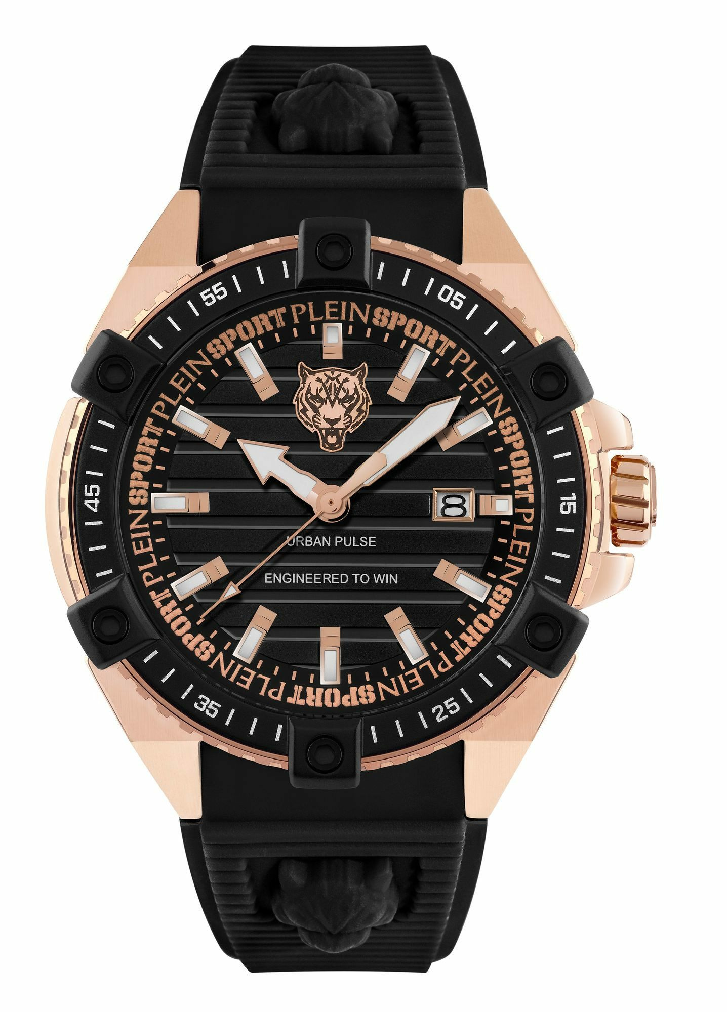 Philipp Plein Uhr Herren Urban Pulse PSFDA0424 Schwarz / Roségold Philipp Plein Uhr Herren Urban Pulse PSFDA0424 Schwarz / Roségold