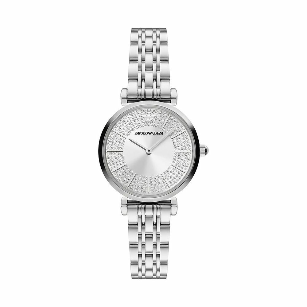 Emporio Armani Damen Armbanduhr Silber AR11445 – Bild 3