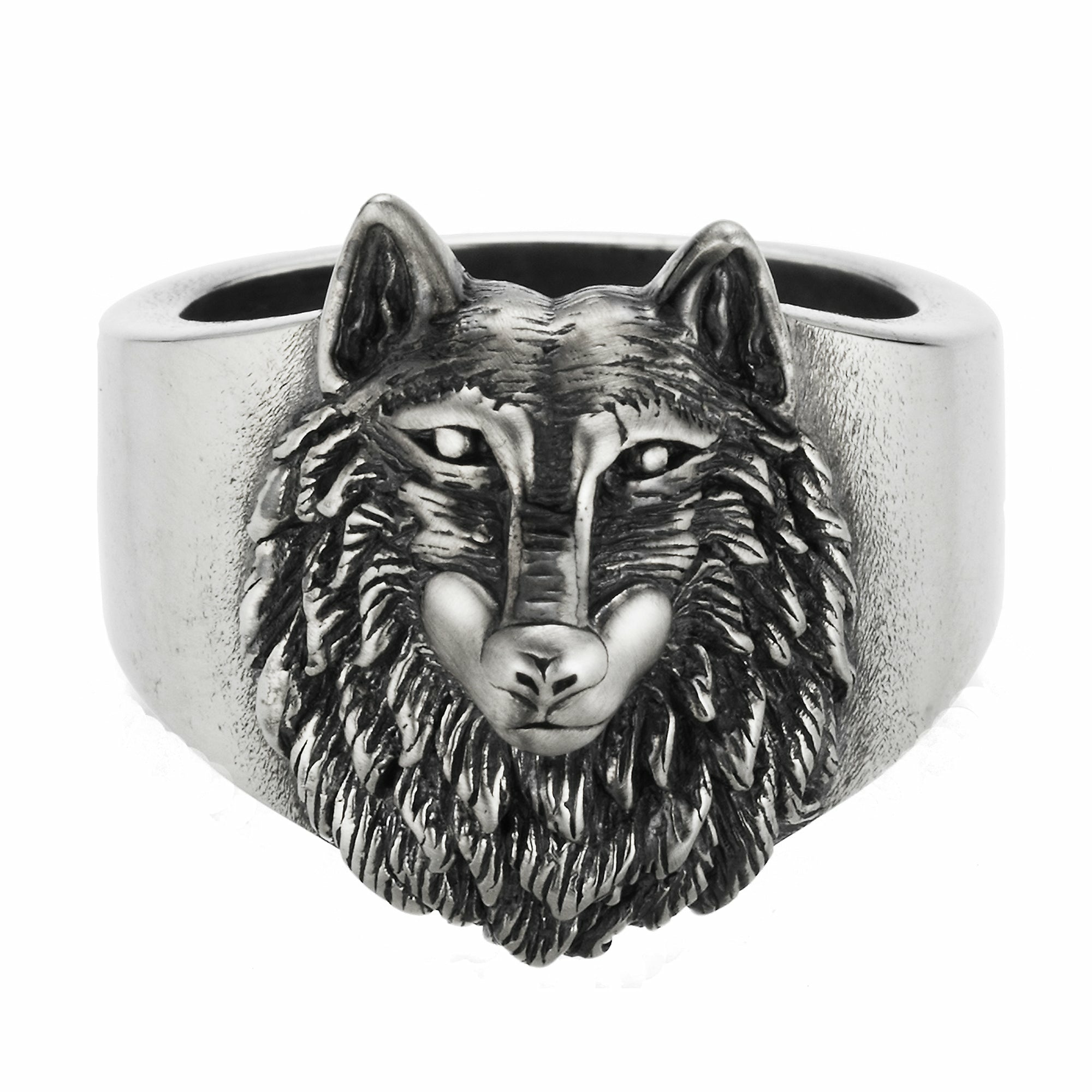 Ring 925/- Sterling Silber oxidiert Wolf Europa 41184481837150 Ring 925/- Sterling Silber oxidiert Wolf Europa 41184481837150