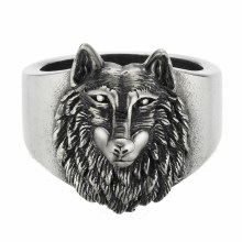 Ring 925/- Sterling Silber oxidiert Wolf Europa 41184481837150 Ring 925/- Sterling Silber oxidiert Wolf Europa 41184481837150