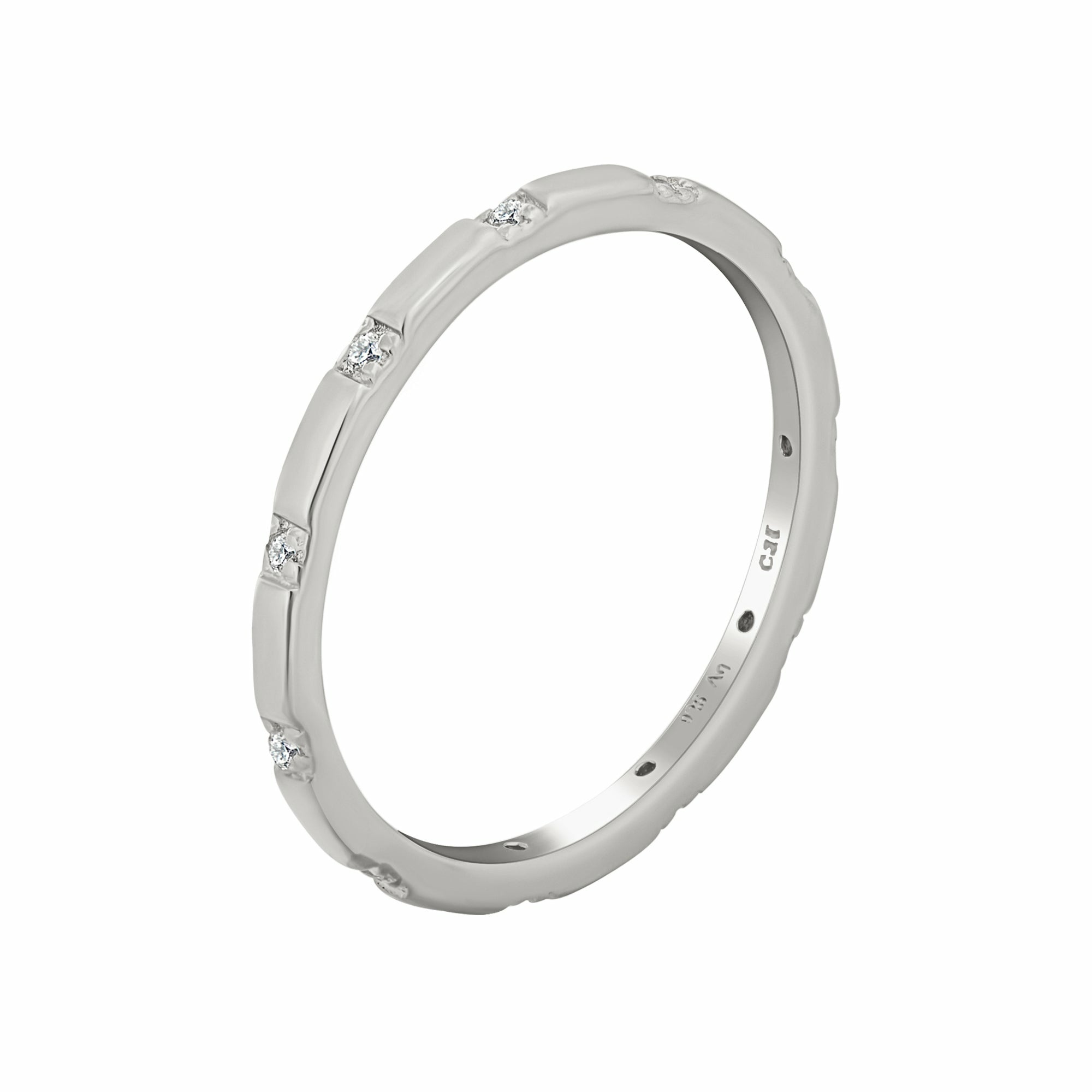 Ring 925 Silber rhodiniert mit Zirkonia Stacking 41184887996510 Ring 925 Silber rhodiniert mit Zirkonia Stacking 41184887996510
