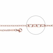 Der Kettenmacher Unisex Halskette Anker Kette 42cm Rosegold A1-42R Der Kettenmacher Unisex Halskette Anker Kette 42cm Rosegold A1-42R