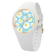 ICE-Watch Armbanduhr Damenuhr ICE flower White daisy Extra small Weiß Blau 02173... ICE-Watch Armbanduhr Damenuhr ICE flower White daisy Extra small Weiß Blau 02173...