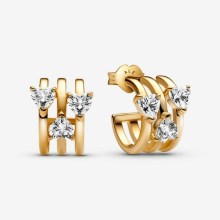 Ohrstecker vg hearts and lines zir. Ohrstecker vg hearts and lines zir.