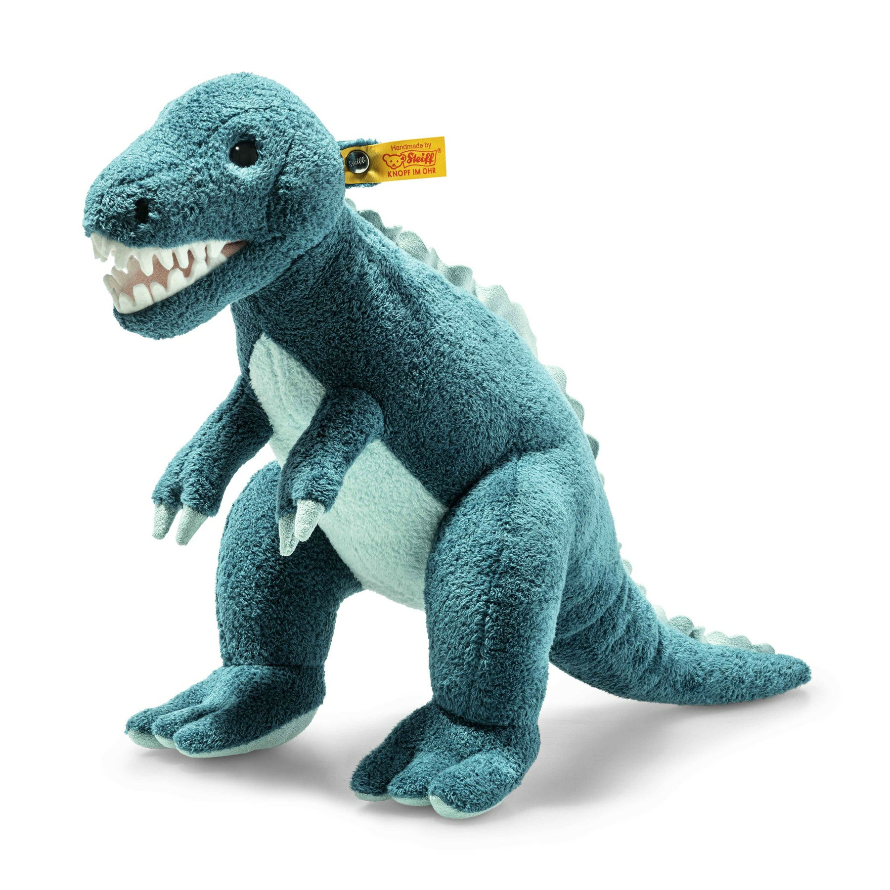 Steiff Plüschtier Unisex Thaisen T‑Rex 35 cm Petrol Artikel 067129 Steiff Plüschtier Unisex Thaisen T‑Rex 35 cm Petrol Artikel 067129