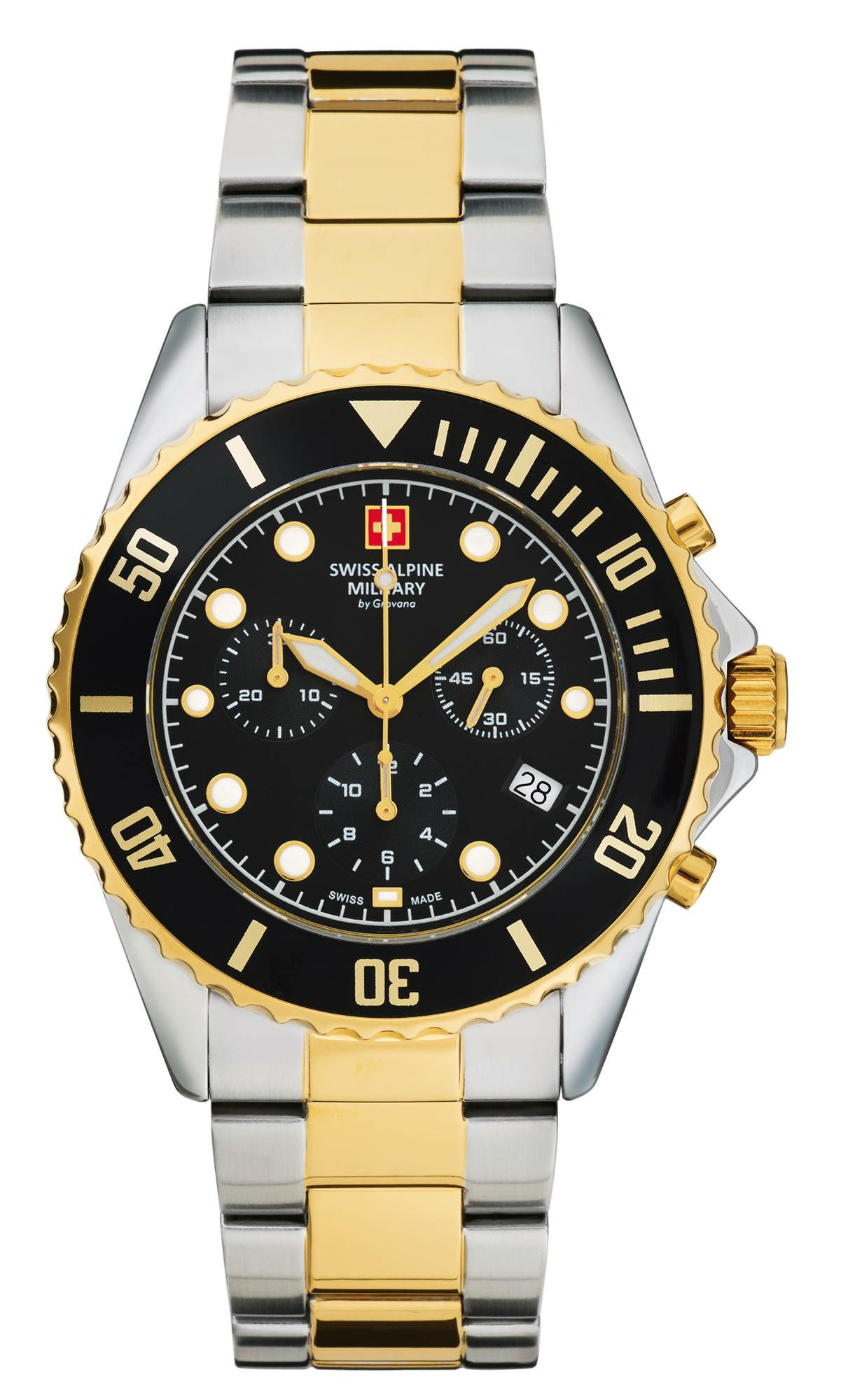 Swiss Alpine Military Herren Armbanduhr Master Diver Chrono 7053.9147 44 mm Chro... Swiss Alpine Military Herren Armbanduhr Master Diver Chrono 7053.9147 44 mm Chro...