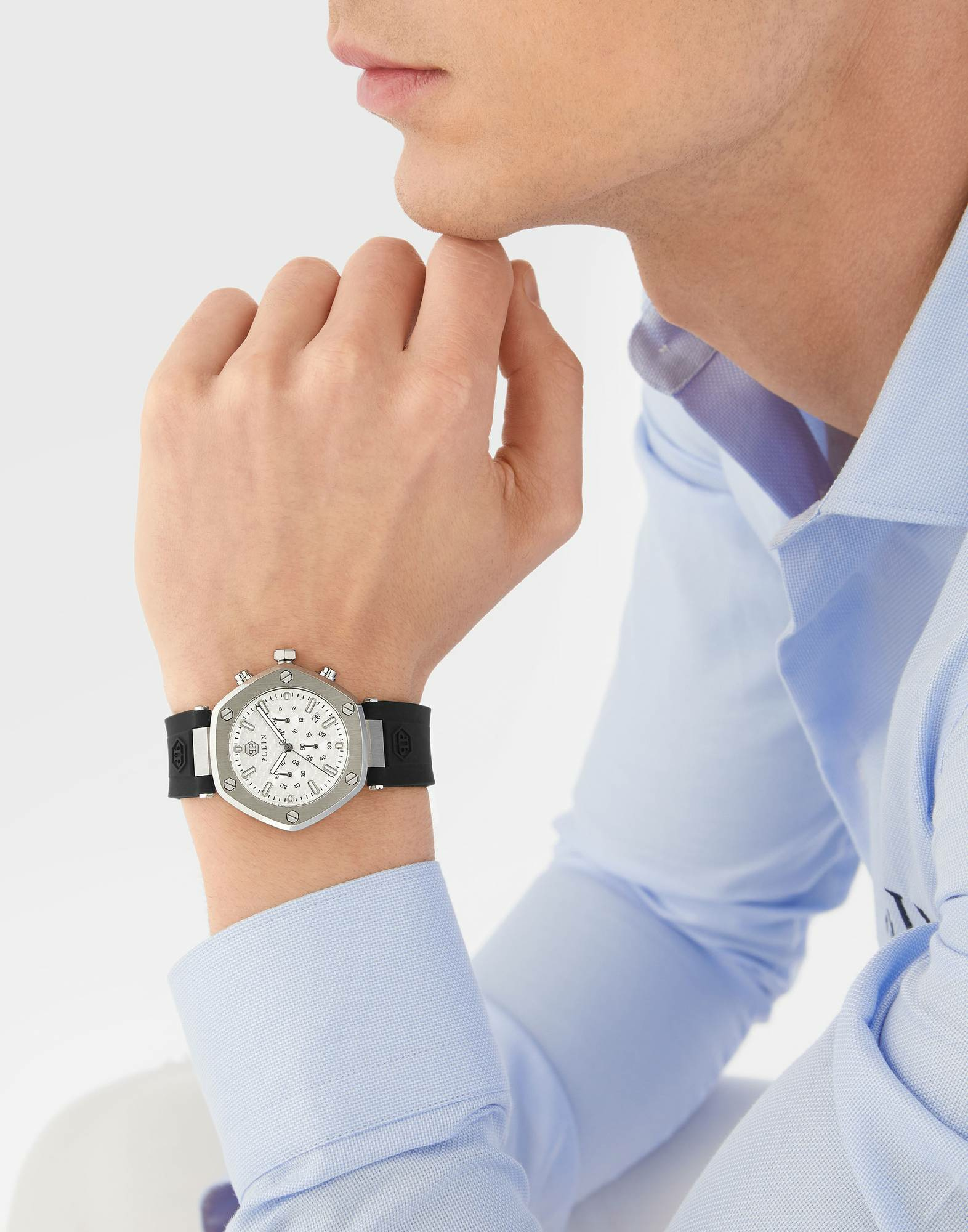 Philipp Plein Herrenuhr The Hexagon Chrono Philipp Plein Herrenuhr The Hexagon Chrono