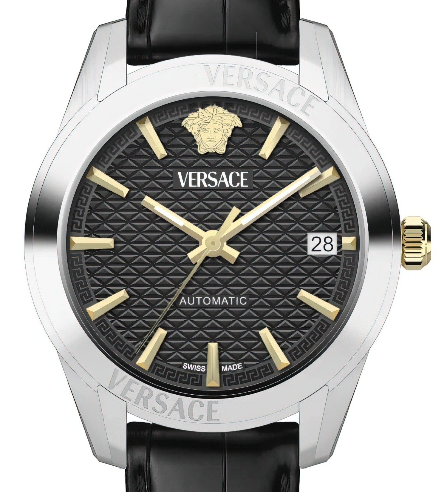 Versace Damen Armbanduhr Greca Classic Schwarz VESCA0124 – Bild 2