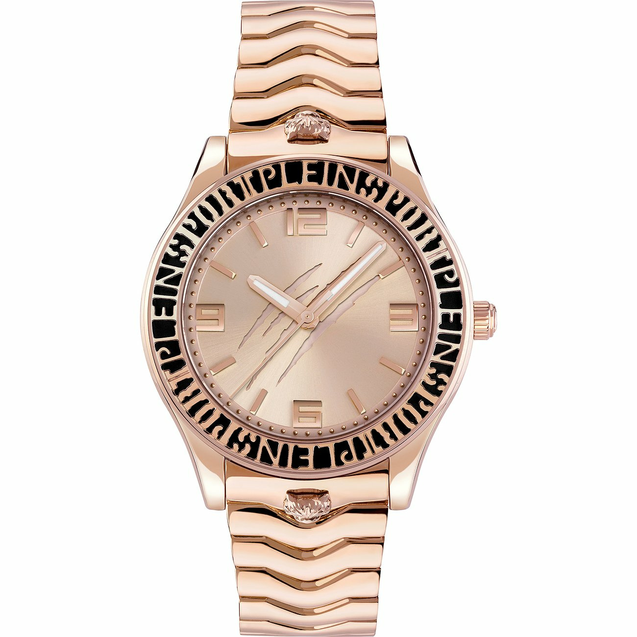 Plein Sport Damen Uhr Eclipse PSJEA0624 Edelstahl Roségold 36 mm – Bild 3