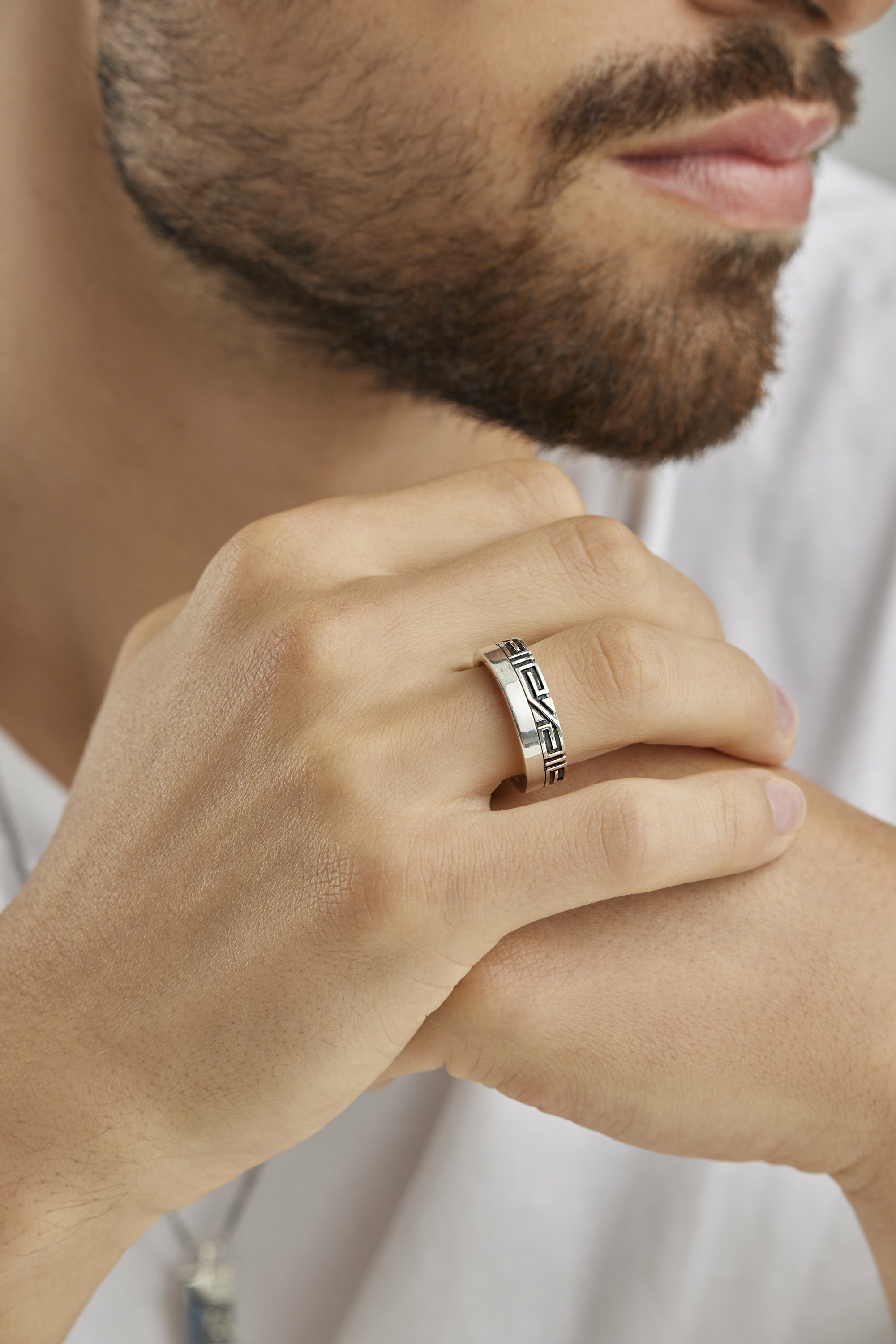 Ring 925/- Sterling Silber rhodiniert Ornament 41184235847774 – Bild 2