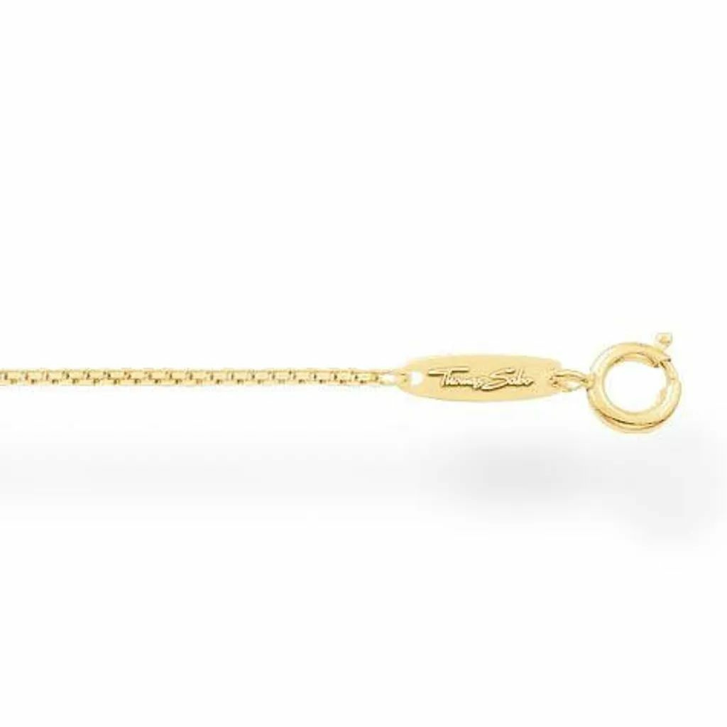 Thomas Sabo Damen Halskette Collier 925 Silber gold KE1106-413-12, Laenge cm:70 Thomas Sabo Damen Halskette Collier 925 Silber gold KE1106-413-12, Laenge cm:70