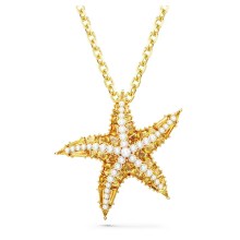 Swarovski Idyllia Anhänger mit Kette Damen Halskette Goldfarben mit Seestern Kri... Swarovski Idyllia Anhänger mit Kette Damen Halskette Goldfarben mit Seestern Kri...