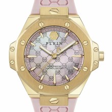 Philipp Plein Damenuhr Royal Prestige PW4FA0225 Gold / Pink (Silikon) Philipp Plein Damenuhr Royal Prestige PW4FA0225 Gold / Pink (Silikon)