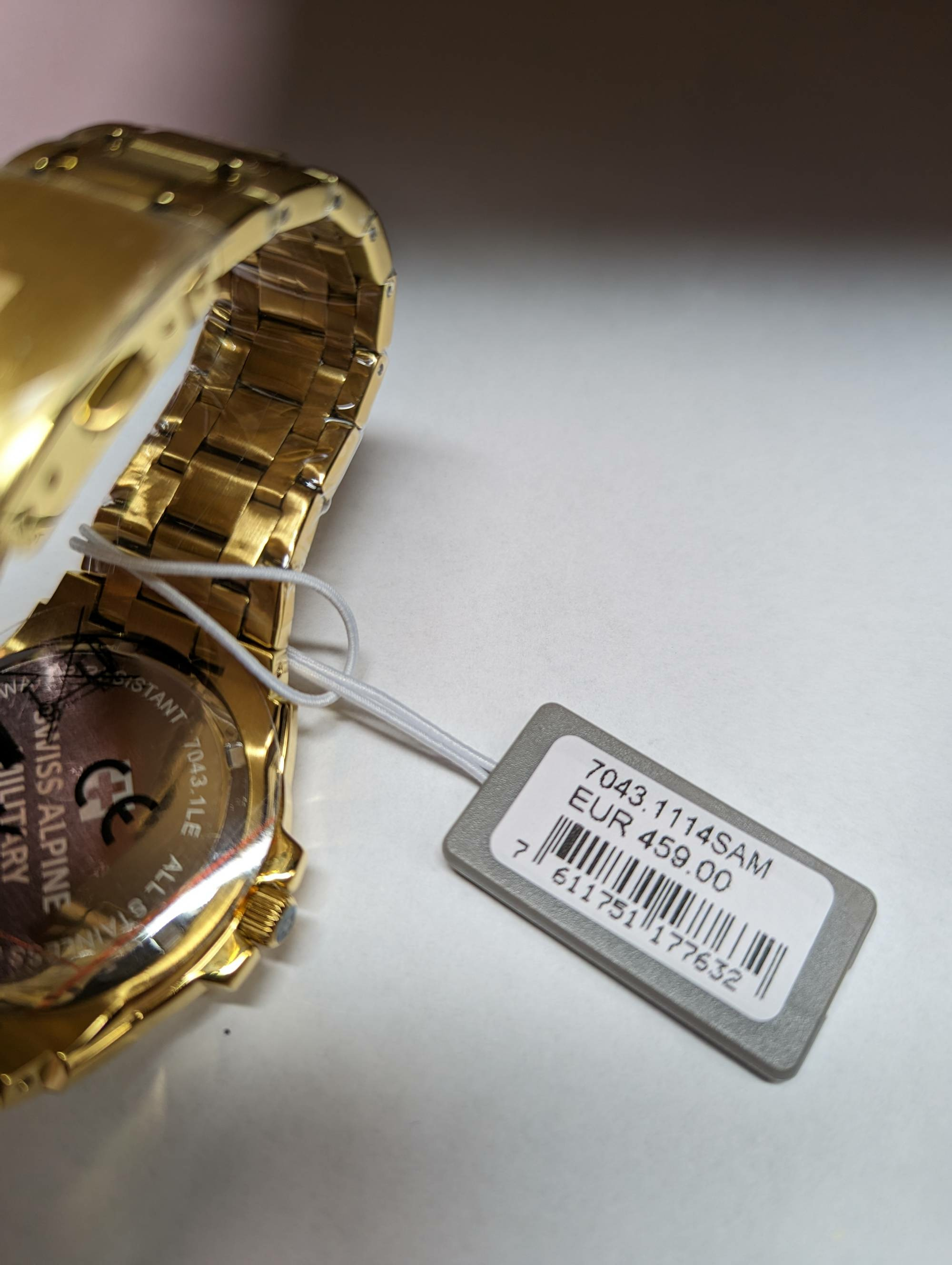 Swiss Alpine Military by Grovana Herren Armbanduhr Star Fighter 41 mm Armband Ed... – Bild 2