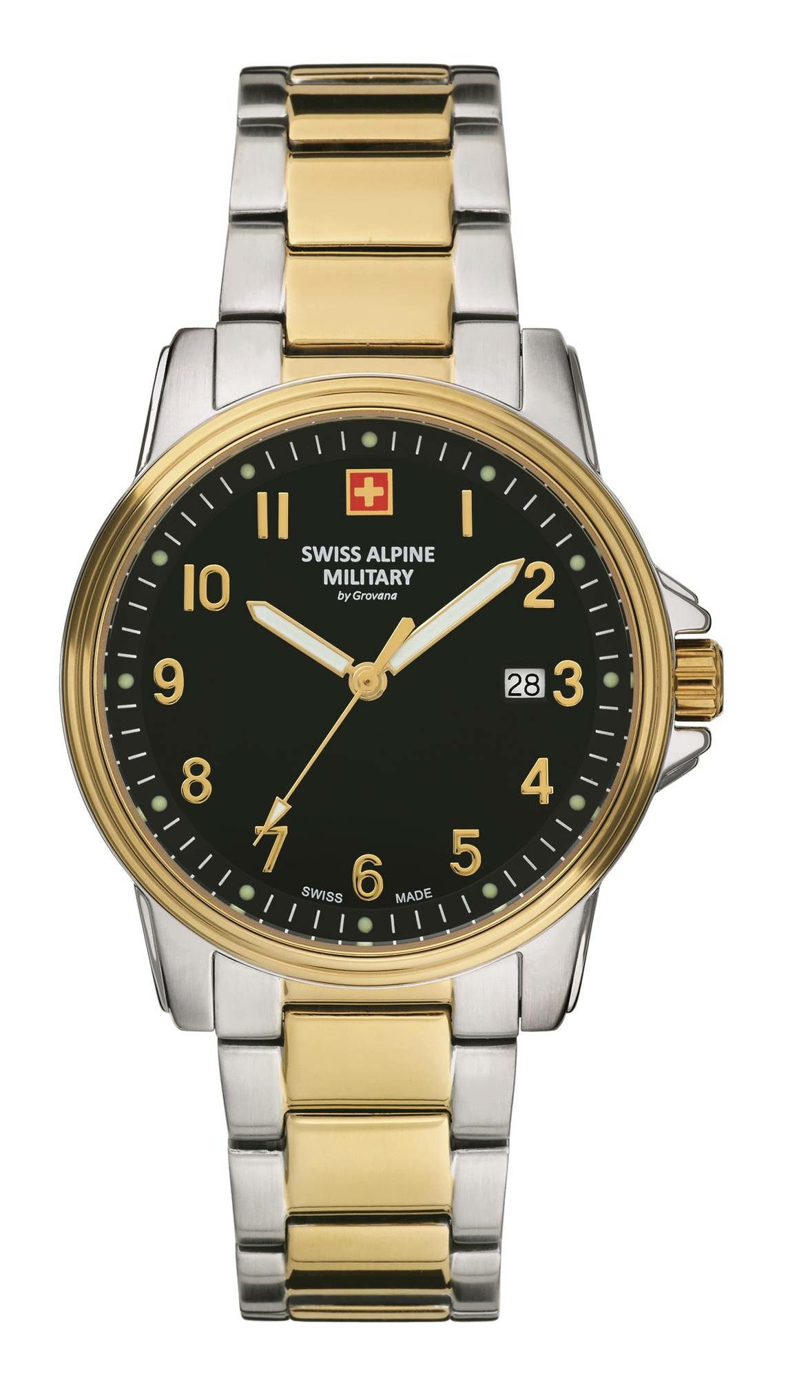 Swiss Alpine Military Herren Armbanduhr 40 mm Armband Edelstahl 7011.1147 Swiss Alpine Military Herren Armbanduhr 40 mm Armband Edelstahl 7011.1147