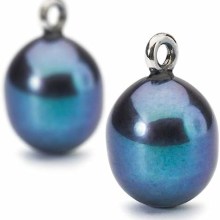 Trollbeads Damen Anhänger Perlen oval Blau TAGEA-00092 Trollbeads Damen Anhänger Perlen oval Blau TAGEA-00092