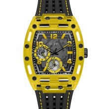 Guess Herren Armbanduhr schwarz gelb 44 mm GW0499G2 Guess Herren Armbanduhr schwarz gelb 44 mm GW0499G2