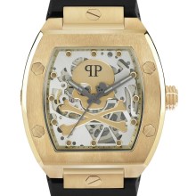 Philipp Plein Automatik Herrenuhr The $keleton Gold Rush PWBAA0321 Philipp Plein Automatik Herrenuhr The $keleton Gold Rush PWBAA0321