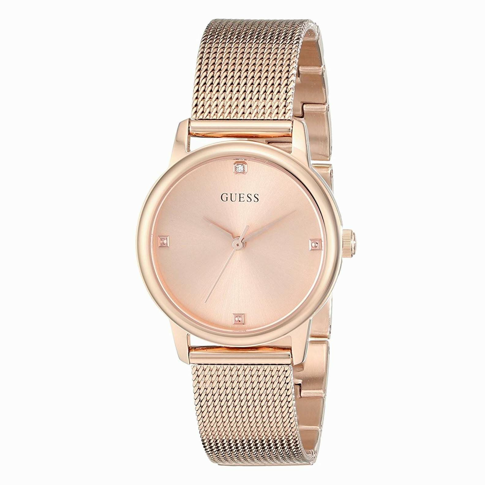 Guess Damen Armbanduhr Nova Diamant rosegold 40 mm GW0458L3 Guess Damen Armbanduhr Nova Diamant rosegold 40 mm GW0458L3