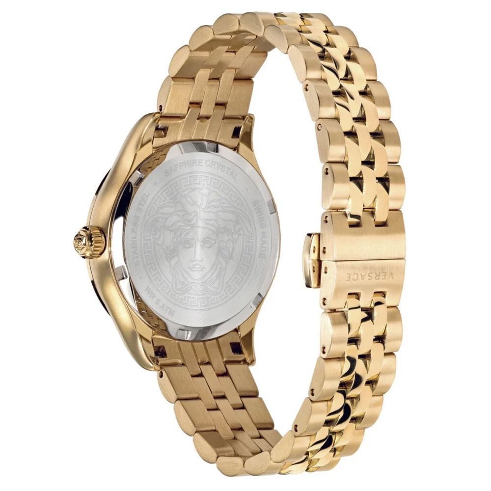 Versace Damen Armbanduhr Hellenyium Virtus Goldfarben VEHU00720 – Bild 2