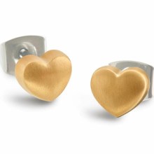 Boccia 05056-02 Ohrstecker aus gelbgoldplattiertem Rein-Titan in Herzform Boccia 05056-02 Ohrstecker aus gelbgoldplattiertem Rein-Titan in Herzform