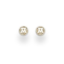 DUR Ohrstecker Mons Pons Fons mit Strandsand Silber O5343 DUR Ohrstecker Mons Pons Fons mit Strandsand Silber O5343