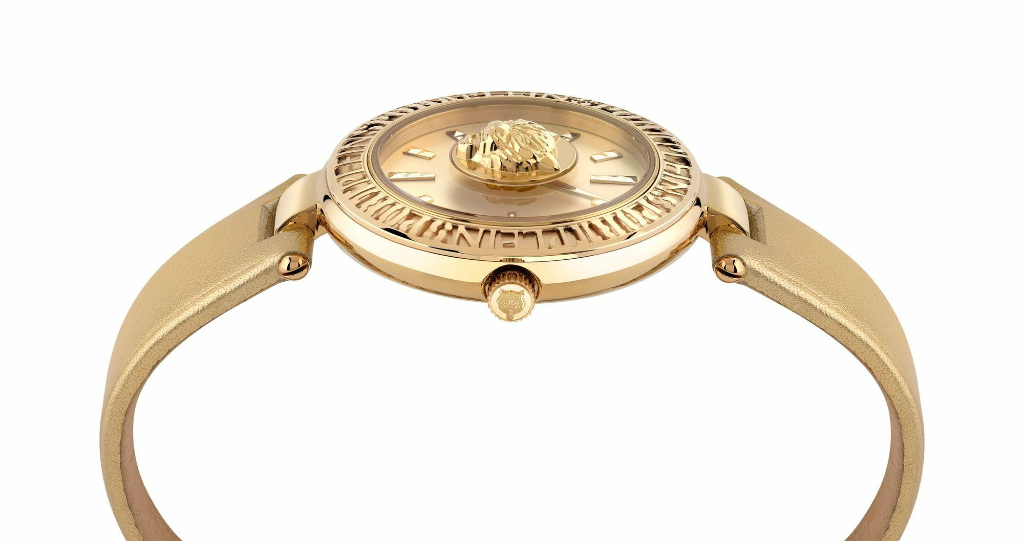 Plein Sport Damen Uhr Opium PSCEA0224 Gold Leder 38 mm – Bild 2