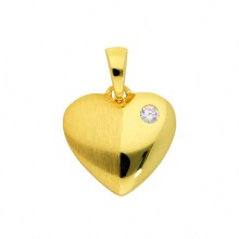 Damen 585 Gold Anhänger Herz mit Zirkonia Damen 585 Gold Anhänger Herz mit Zirkonia